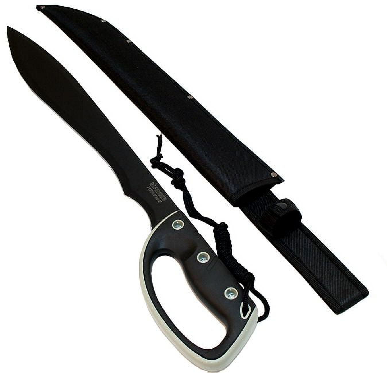 25" FULL TANG HUNTING SURVIVAL FIXED BLADE MACHETE Rambo Knife For Camping Outdoors