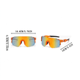 thumbnail image 3 of UV400 Photochromic Polarized Safety Glasses - Wraparound Oversize Sports Sunglasses for Men & Women, Lightweight Frame for Cycling, Driving, Fishing & Hiking, 3 of 9