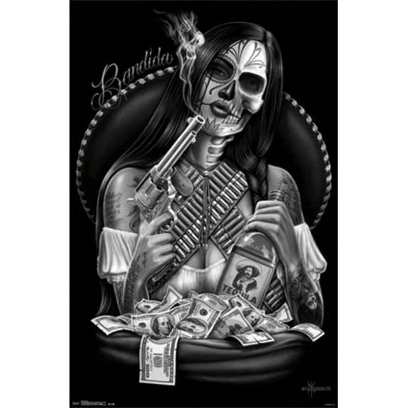 Bandida Lowrider Arte Poster Print (24 x 36)