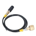 thumbnail image 4 of CGA320 CO2 Refill Connector Soda Refill Adapter , Soda Machine Connector  Stainless Steel Soda Machine Adapter Hose Kit with 60in Hose for Filling Soda Tank, 4 of 7