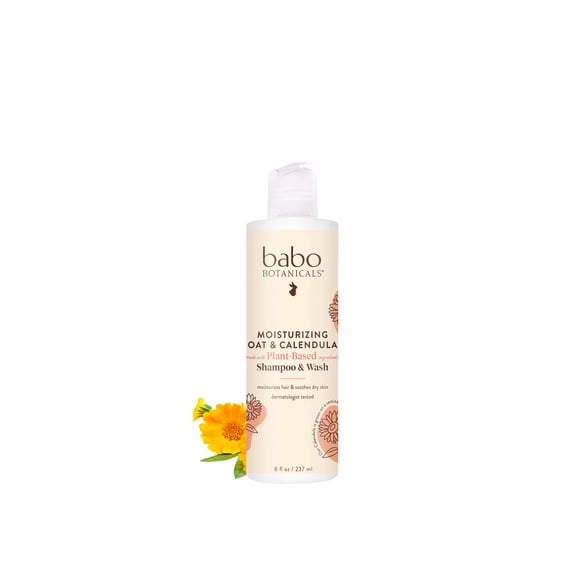 Shampooing Babo Botanicals Hydratant Avoine et Calendula 237 ml