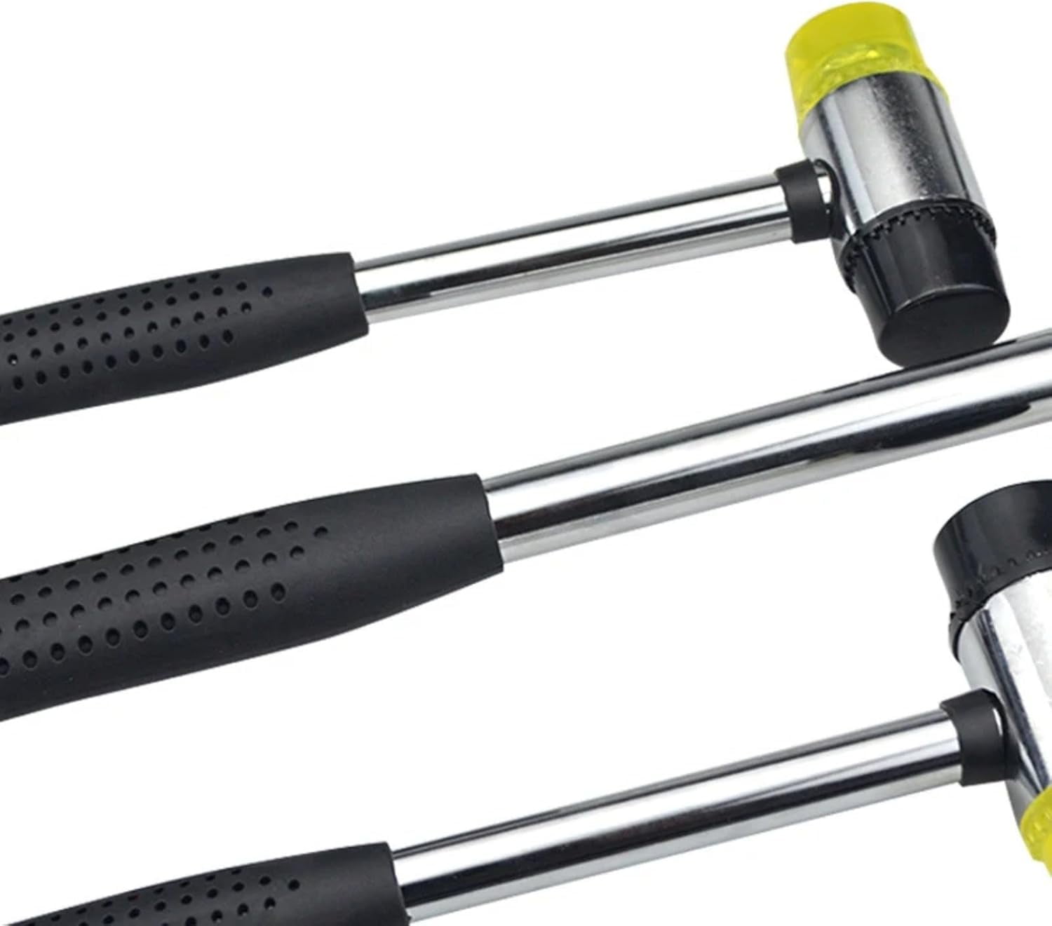 Small Rubber Mallet Hammer Tool - 4 Pcs Non Marring Hammer Tapping Block for Flooring Mallet Rubber Hammer Small Hammer for Crafts - Jewelry Wood Nylon Double Faced Soft Mallet
