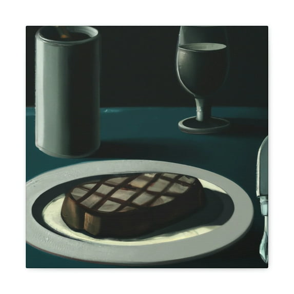 Steak in Neoclassicism - Canvas