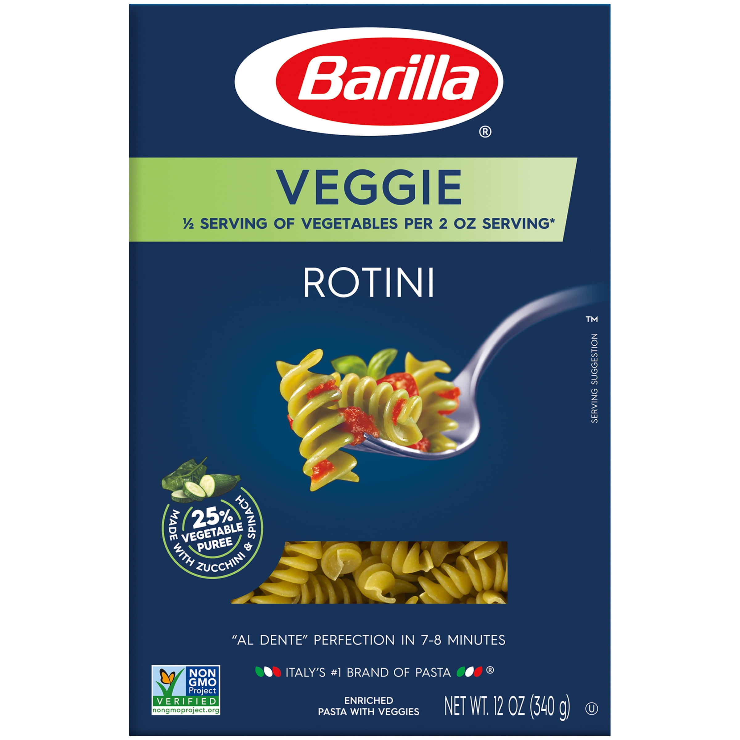 Barilla® Veggie Rotini Pasta 12 oz. Box