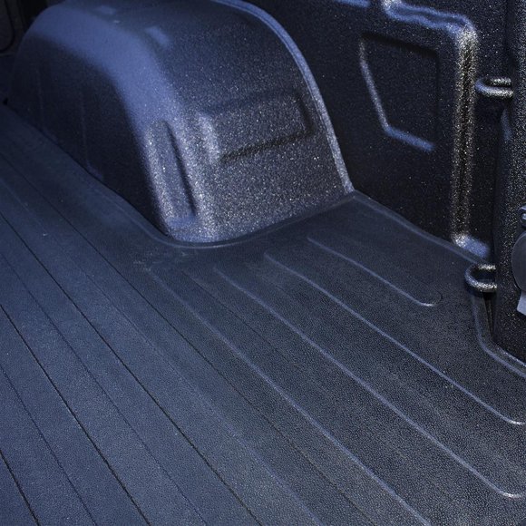 TrailFX Bed Mat 621N TFX Bed Mats; Direct-Fit; Drop-In; Without Raised Edges; Textured Pebble Surface Design; Black; Rubber; Tailgate Liner/Mat Not Included