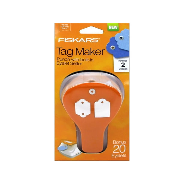 Fiskars Craft Punch Tag Maker II Standard/Scallop