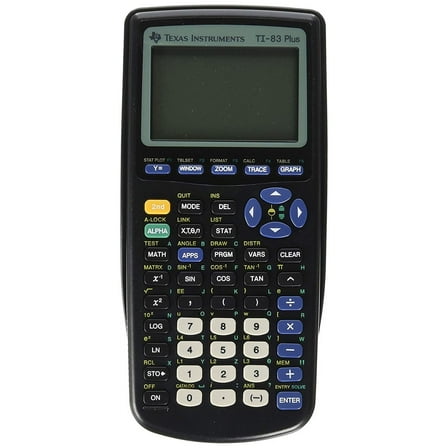 Texas Instruments TI-83 Plus Programmable Graphing Calculator, 10-Digit LCD