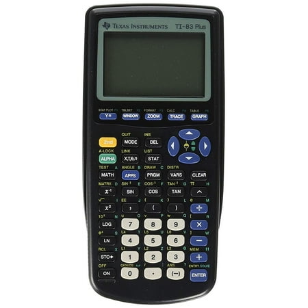 Texas Instruments TI-83 Plus Programmable Graphing Calculator, 10-Digit LCD