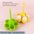 thumbnail image 2 of Inteprter Bandeja de huevos al vapor Utensilios de cocina Cocción al vapor Dispositivo hervido Hogar Fácil de limpiar Bebé Niños Hogar Cocina y Comedor Amarillo, 2 of 6