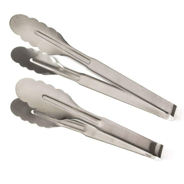 Juego de pinzas de cocina Ergode de acero inoxidable de 2 piezas