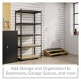 thumbnail image 6 of Iron Horse 2300 Riveted Steel Shelving 5-Shelf Unit, 18D x 36W x 72H, Black, 6 of 17