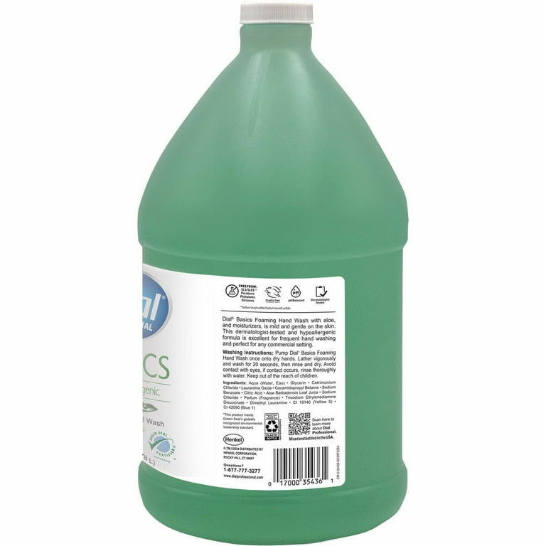 Basics Hypoallergenic Hand Wash, Honeysuckle Scent, 1 gal Bottle, 4/Carton Basics Hypoallergenic Hand Wash, Honeysuckle Scent, 1 gal Bottle, 4/Carton