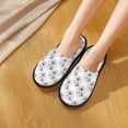 thumbnail image 6 of Fotbe Poodle Dog Pattern Women's Fuzzy Slippers Plush Slippers Fluffy Winter House Shoes Indoor and Outdoor-Medium, 6 of 8