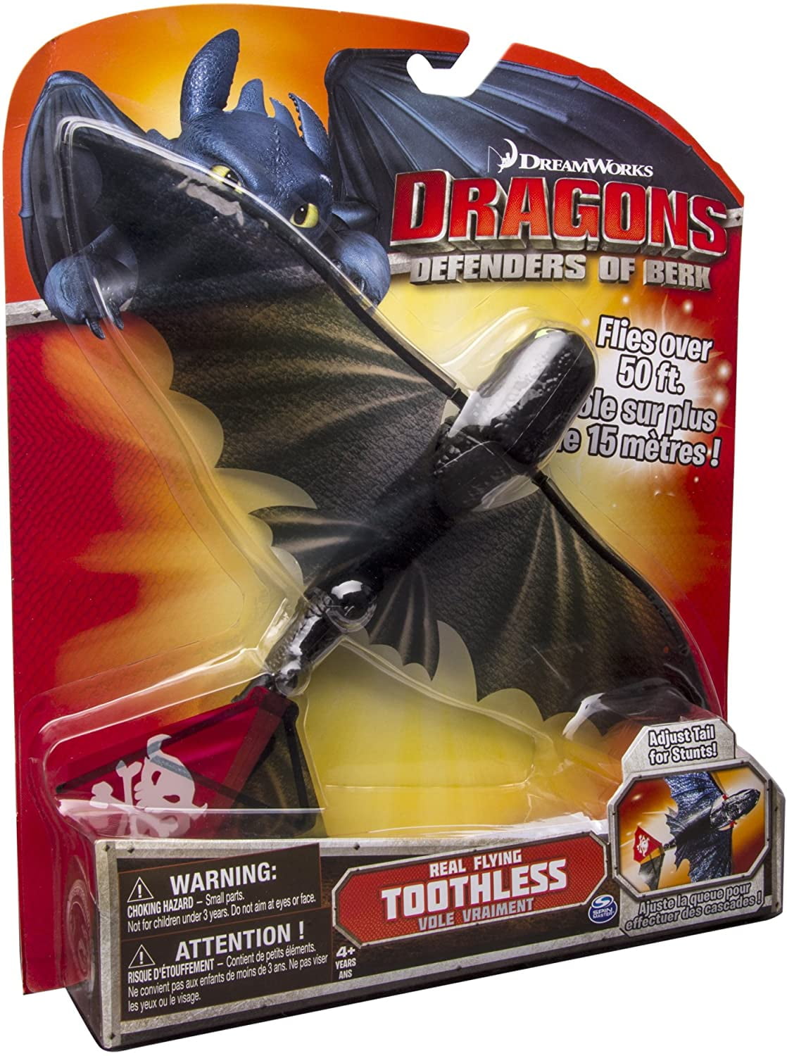 Real Flying Toothless DreamWorks Dragons Defenders of Berk 