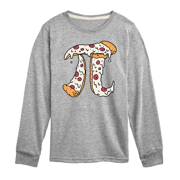Instant Message - Pizza Pi - Toddler And Youth Long Sleeve Graphic T-Shirt