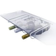 Sorbus Fridge Wine Rack, Refrigerator Bottle Rack Holds 3 Bottles of