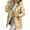 a-Beige5418, variant on VNKIDY Women Parkas Autumn Winter Fashion Cotton Padded Coats Solid Color Lightweight Long Sleeve Zipper Hooded Jacket For Casual Daily Wear Trendy Outerwear