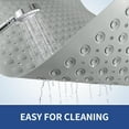 thumbnail image 6 of Non-Slip Bathtub Mat, 31"x19", TPE with Drain Holes & Suction Cups, Kids & Elderly Safe (D-Grey), 6 of 14
