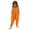 Orange, variant on Gzbliryd Girls Casual Jumpsuits Casual Ruffle Sleeve Round Neck Romper Summer Romper for Boys Summer Set (Orange,1-2 Years)