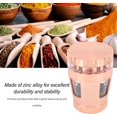 thumbnail image 3 of HUGFEGWE Compact Rust-Resistant Zinc Alloy Spice Grinder - Portable Manual Mill for Grinding Dry Herbs and Nuts(Rose Gold) U2536-12880, 3 of 9