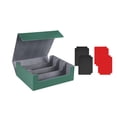 thumbnail image 2 of S SERENABLE Deck Card Case 1800Card Protection Holder 11.4x9.7x4.1Inches for Sport Cards Green Gray Card Case, 2 of 9
