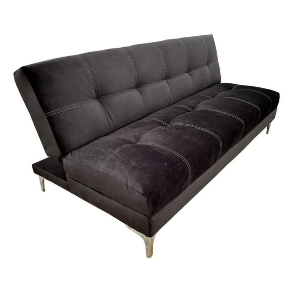 Sofá Cama Reclinable Okis Gris Oxford, 3 Posiciones, SALVANTO