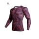 thumbnail image 3 of Qarigey Ropa interior térmica Transpirable Amigable con la piel Ropa de compresión Leggings Medias Ropa deportiva Camiseta plegable Chándal de secado Camisetas Rojo SG Qarigey AP013505-02, 3 of 6