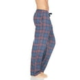 thumbnail image 4 of Men's Cotton Super-Soft Flannel Plaid Pajama Pants/Lounge Bottoms with Pockets, 4 of 8