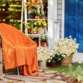 thumbnail image 3 of 10 Bundles Artificial Daisies Flowers Outdoor, Fake Plastic Plants UV Resistant Faux Greenery for Hanging Planters Window Box Front Porch Indoor Outside Decorations (White), 3 of 5