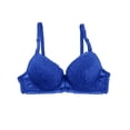 thumbnail image 5 of Brasier Tela de Mantequilla Sujetador de Encaje con Aros para Mujer, Lencería Push up Cómoda, Soporte Suave, Uso Diario, Sujetador Tipo Camiseta sin Costuras para Mujer Extra Grande, 5 of 5