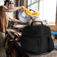 thumbnail image 5 of Camping Cooler, Worksite Lunchbox, Soft Shell Lunch Bag for Construction Sites, Work and Everyday Use, Black, 5 of 6