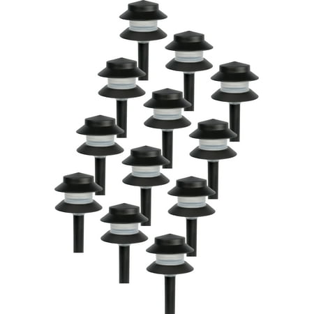 - PARADISE NEW GL22627 Black Low Voltage Plastic 4W Outdoor Path Light (12 Pack)