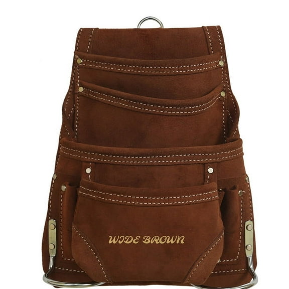 WIDEBROWN 10 Pockets Nail & Tool Pouche