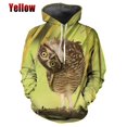 thumbnail image 4 of Nuevas sudaderas con capucha con estampado 3D de búhos y animales para hombre, sudaderas con capucha de moda Y2k, sudadera de hip hop, jersey Harajuku, ropa para mujer, 4 of 5