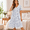 #3, variant on Cute Dresses for Women Zipper Robes Short Sleevele Bathrobes Lightweight Knee Length Housecoat with Pockets Nightgown Soft Pajama Dress