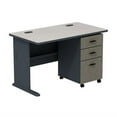 thumbnail image 1 of Scranton & Co Furniture 48" Desk with Mobile File Cabinet in Slate, 1 of 1