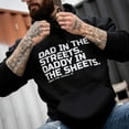 thumbnail image 4 of Combat Iron Dad In The Streets. Daddy In The Sheets. Men's Hoodie 3Xl / Black, 4 of 4