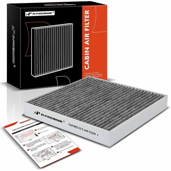 A-Premium Cabin Air Filter with Activated Carbon Compatible with Infiniti M35h 2012-2013, M37 2011-2013, M56 2011-2013, Q70 2014-2019, Q70L 2015-2019 Replace# 272771ME0B