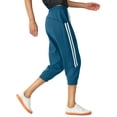 thumbnail image 5 of SPECIAL MAGIC Women's Capri Sweatpants Jogger Pants with Pockets Cotton Stretch Lounge Athletic Pants for Running Yoga Gym, 5 of 7