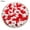 Red White, variant on Joernso 1000Pcs Transparent Hollow Gelatin Empty Separated Medical Powder Capsule Shells