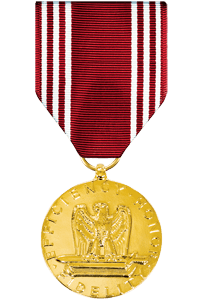 Army Good Conduct Service Award Full Size Medal 22K Gold Plated
