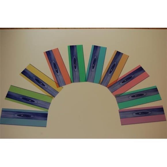 Crossbow Education CBR101 Eye Level Reading Rulers- 10 pack 1 of each color