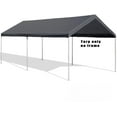 thumbnail image 5 of 12' X 20' Canopy Replacement Cover - for Frames 10' W X 20' L (See Diagram) Silver Carport Replacement Top, 5 of 6