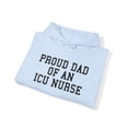 thumbnail image 4 of ICU Nurse Dad Hoodie Gifts Hooded Sweatshirt Pullover Shirt, 4 of 4