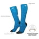 thumbnail image 4 of Fotbe Blue Christmas Calcetas Divertidas Estampadas para Hombre y Mujer, Calcetas de Algodón hasta la Rodilla para Caminar, Correr, Enfermería y Embarazo, 4 of 6