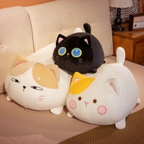 2026 New Cat Plush Toys, Stuffed Animals Toys Cat Soft Pillow Toys, Homebody Pillow Doll Japanese- Stuffed Plush Toy, Best Birthday Gifts for Holiday Xmas Easter for Friend (Cat, 3PCS)