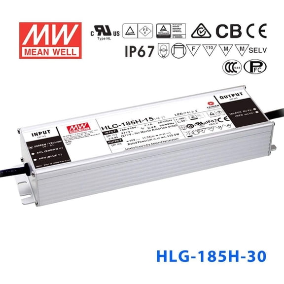 Mean Well HLG-185H-30 Power Supply 185W 30V