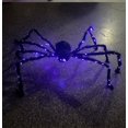 thumbnail image 1 of Telaraña LED gigante para Halloween, Accesorios luminosos para decoración interior y exterior, 125cm, 1 of 4