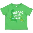 thumbnail image 3 of Inktastic My Opa Loves Me Grandchild Boys Toddler T-Shirt, 3 of 5
