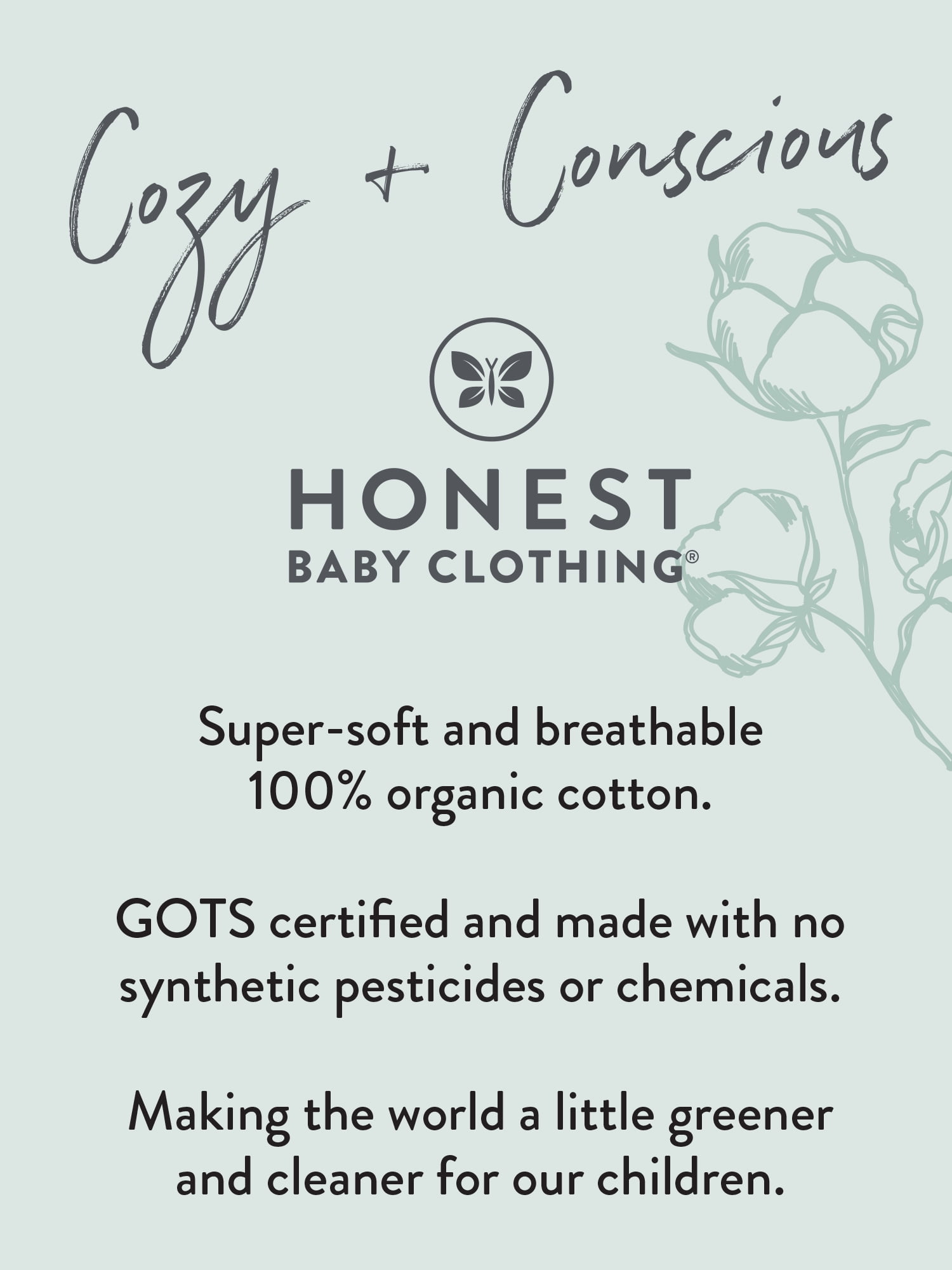 Honest Baby Clothing Organic Cotton Boy/Girl Long Sleeve and Ruffle Shoulder Side-Snap Bodysuit Set, Preemie to 18M